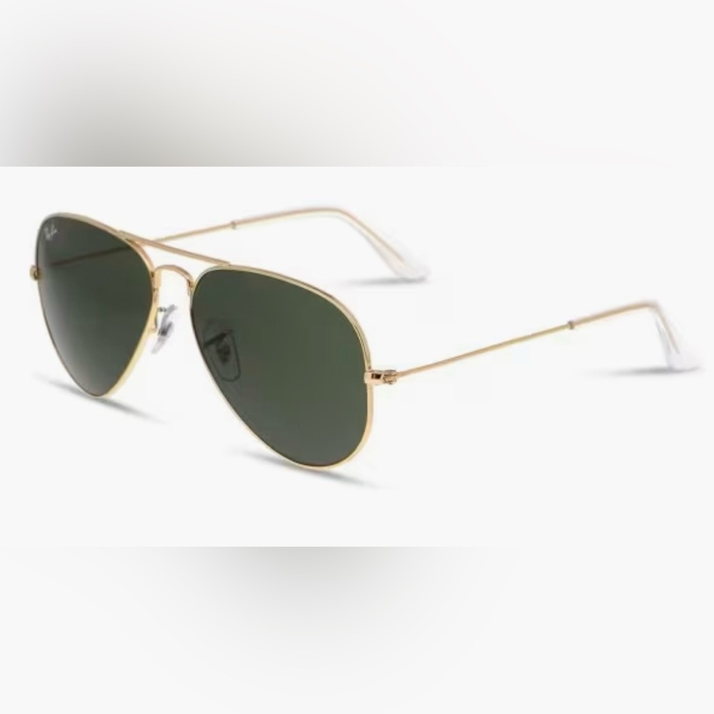 Ray-Ban Gold Frame Aviator Sunglasses